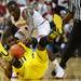 Michigan junior Tim Hardaway Jr. looses control of the ball as Indiana junior Victor Oladipo reaches in after it in the first half at Assembly Hall on Saturday, Feb. 2 in Bloomington, Ind. Melanie Maxwell I AnnArbor.com